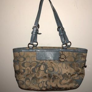 Authentic Coach Fabric Small Tote